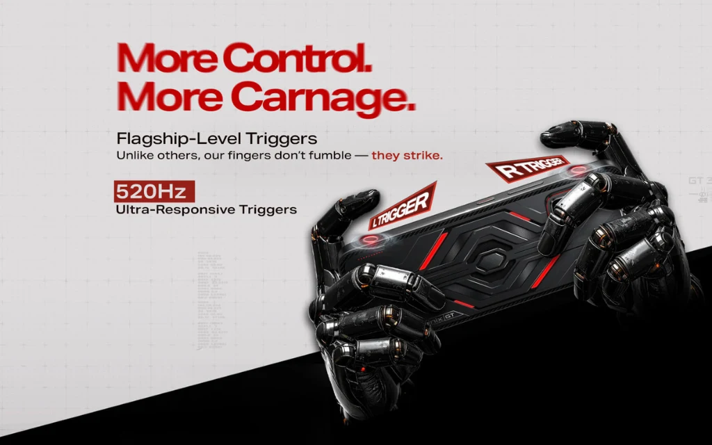 Infinix GT 30 Pro 5G Gaming Trigger